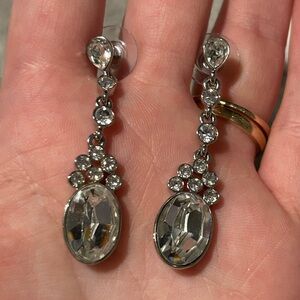 Givenchy Cubic Zirconia Drop Earrings